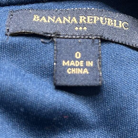 Banana Republic Navy Pencil Dress Size 0 - Picture 3 of 12